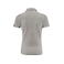 Polo elástico single jersey orgánico mujer American Supreme Woman. Color gris.