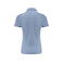 Polo elástico single jersey orgánico mujer American Supreme Woman. Color summer blue.