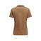 Polo sostenible mujer Scarsdale Polo Woman. Color gris rayado en blanco.