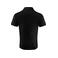 Polo reciclado hombre Brookings  Modern. Color negro.