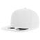 Gorra visera plana reciclada James. Color blanco.