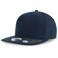 Gorra visera plana reciclada James. Color azul marino.