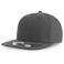 Gorra visera plana reciclada James. Color gris oscuro.