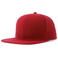 Gorra visera plana reciclada niño Kid snap back-s. Color rojo.