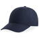 Gorra beisbol reciclada Recy six. Color azul marino.