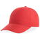 Gorra beisbol reciclada Recy six. Color rojo.