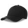 Gorra beisbol reciclada Reflect-s. Color negro.