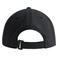 Gorra beisbol reciclada Atsanc. Color negro.