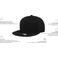 Gorra visera plana Atsnap. Color negro.