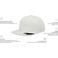 Gorra visera plana Atsnap. Color blanco.