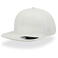 Gorra visera plana Atsnap. Color blanco.