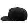 Gorra visera plana Atsnap. Color negro.
