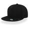 Gorra visera plana Atsnap. Color negro.