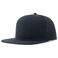 Gorra visera plana reciclada Snap back-s. Color azul marino.