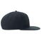 Gorra visera plana reciclada Snap back-s. Color azul marino.
