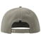 Gorra visera plana reciclada Snap back-s. Color gris.
