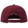 Gorra visera plana reciclada Snap back-s. Color rojo cardenal.