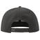Gorra visera plana reciclada Snap back-s. Color gris oscuro.