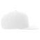 Gorra visera plana reciclada Snap back-s. Color blanco.