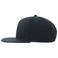 Gorra visera plana reciclada Snap back-s. Color azul marino.