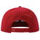 Gorra visera plana reciclada Snap back-s. Color rojo.