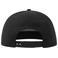 Gorra visera plana reciclada Snap five-s. Color negro.