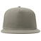 Gorra visera plana reciclada Snap five-s. Color gris.