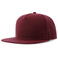 Gorra visera plana reciclada Snap five-s. Color cardenal.