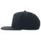 Gorra visera plana reciclada Snap five-s. Color azul marino.