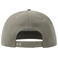 Gorra visera plana reciclada Snap five-s. Color gris.