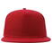 Gorra visera plana reciclada Snap five-s. Color rojo.