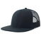 Gorra visera plana reciclada Snap mesh-s. Color azul marino azul marino.