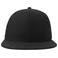 Gorra visera plana reciclada Snap mesh-s. Color negro negro.