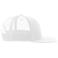 Gorra visera plana reciclada Snap mesh-s. Color blanco blanco.