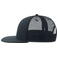 Gorra visera plana reciclada Snap mesh-s. Color azul marino azul marino.