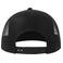 Gorra visera plana reciclada Snap mesh-s. Color negro negro.