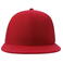 Gorra visera plana reciclada Snap mesh-s. Color rojo rojo.