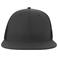 Gorra visera plana reciclada Snap mesh-s. Color gris oscuro negro.