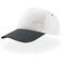 Gorra snapback Atstfv. Color blanco azul marino.