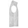 Chaleco polar hombre JN045. Color white.