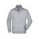 Sudadera con cremallera hombre JN046. Color grey/heather.