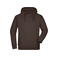 Sudadera con capucha hombre JN047. Color brown.