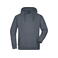 Sudadera con capucha hombre JN047. Color graphite.