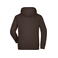 Sudadera con capucha hombre JN047. Color brown.