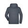 Sudadera con capucha hombre JN047. Color graphite.