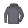 Sudadera con capucha niño Jn047k. Color graphite.