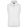 Chaleco polar mujer JN048. Color white.