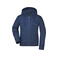 Sudadera con capucha y cremallera mujer JN053. Color navy.