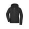 Sudadera con capucha y cremallera mujer JN053. Color black.