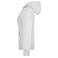 Sudadera con capucha y cremallera mujer JN053. Color white.